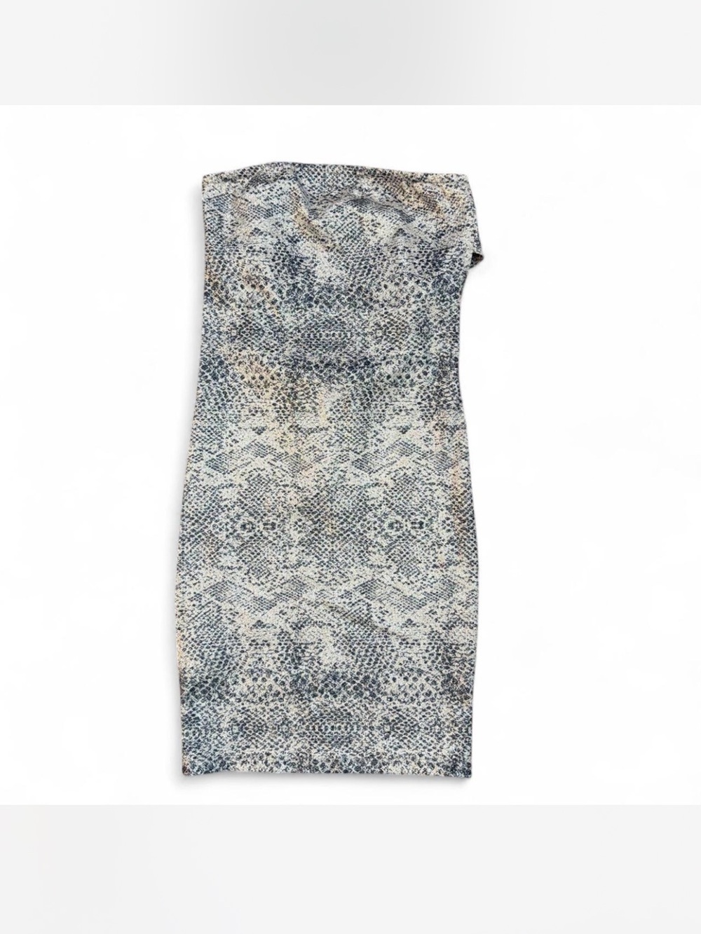 Topshop Snake Print Mini Tie Back Dress 2